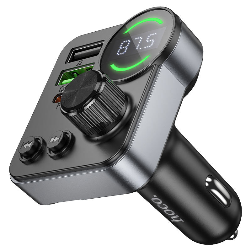 Hoco E86 Alegria Car Charger PD30W QC3.0 Wireless FM Transmitter - Saif Al Najmi KwCar ChargersHocoSaif Al Najmi KwHoco E86 Alegria Car Charger PD30W QC3.0 Wireless FM Transmitter